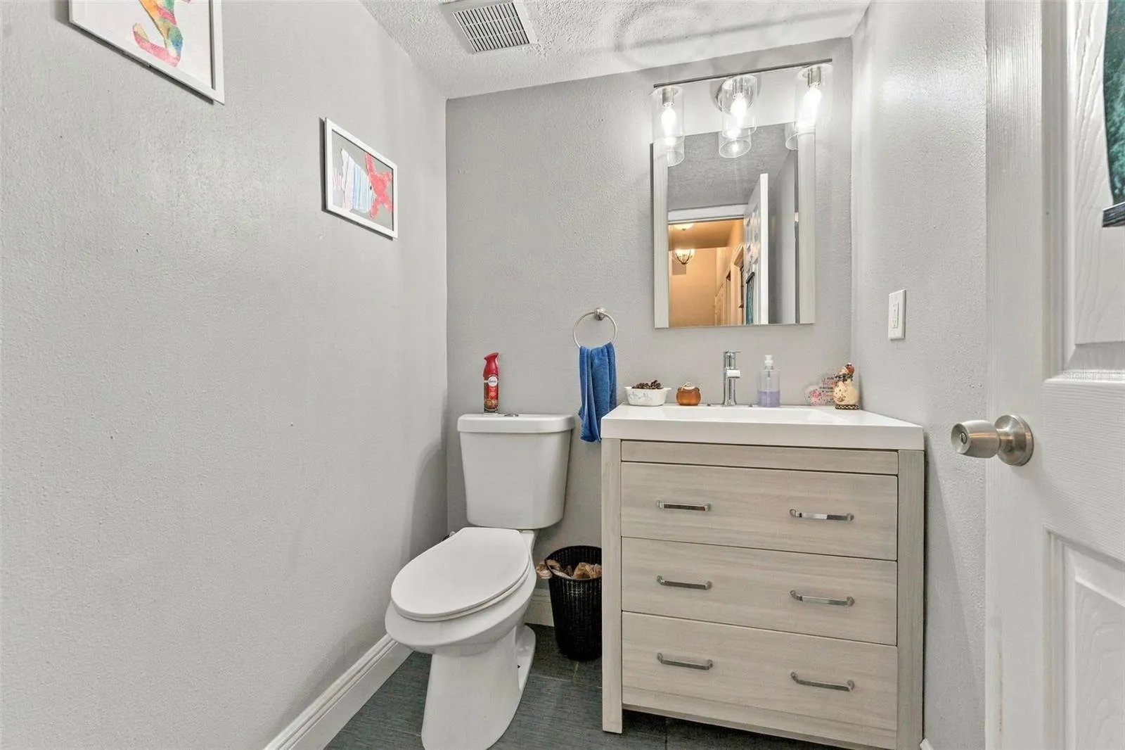Main floor half bath
