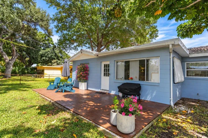 A view of the home’s inviting outdoor living space