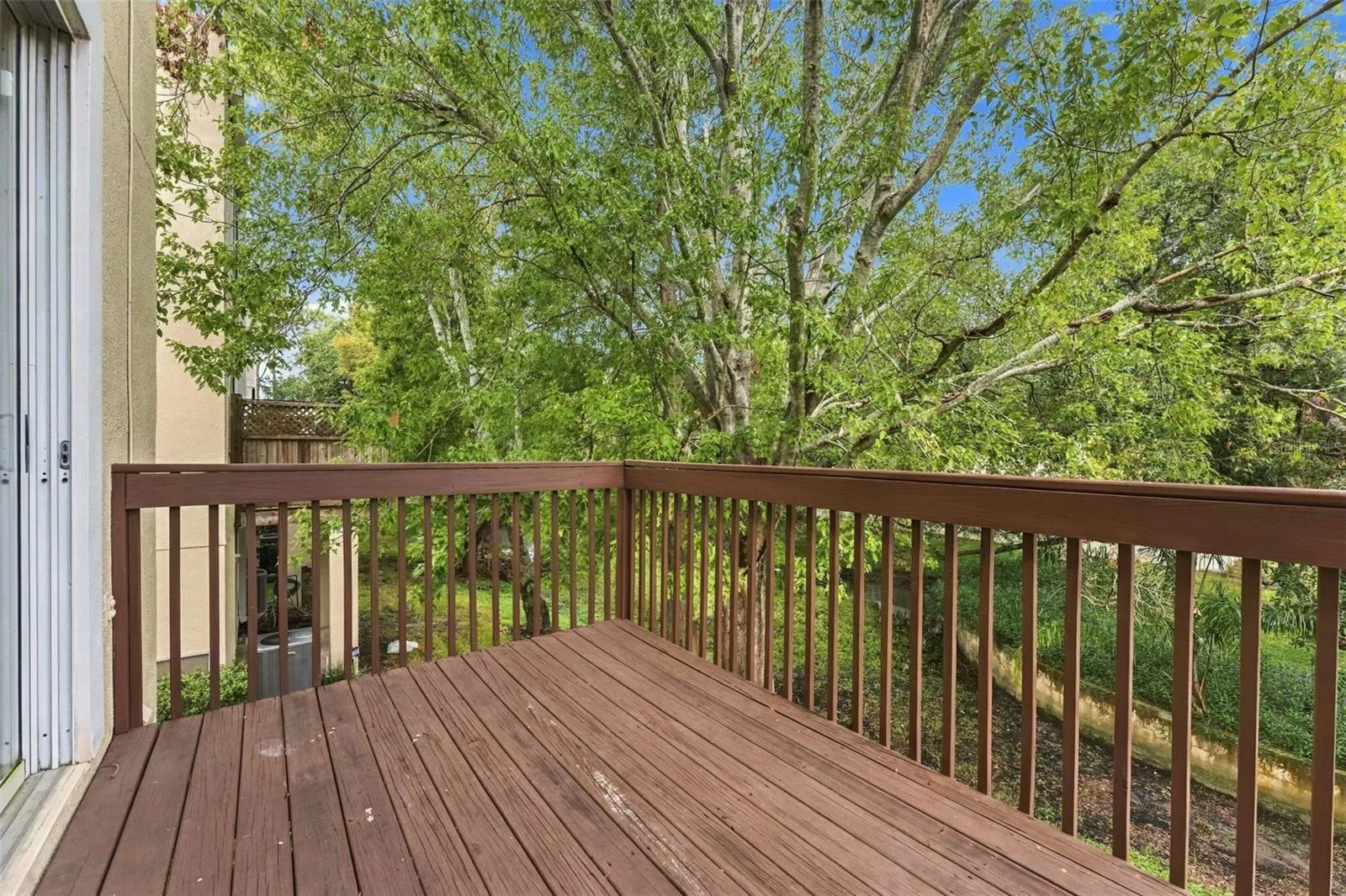 Balcony off kitchen