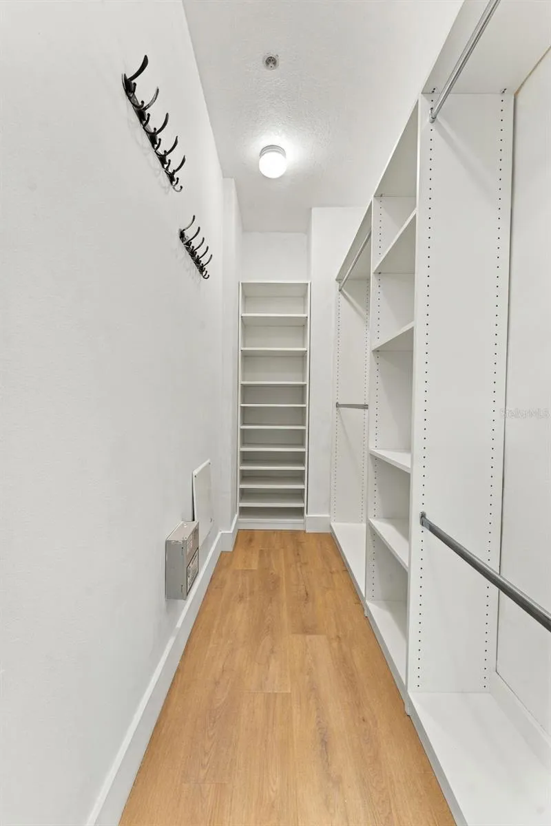 Primary walk-in closet