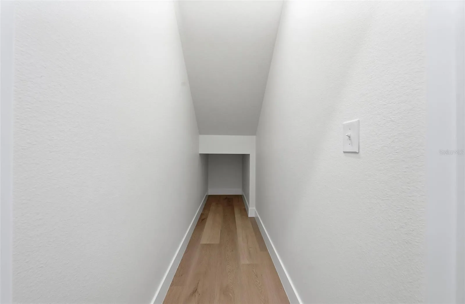 Additional storage under the stairwell