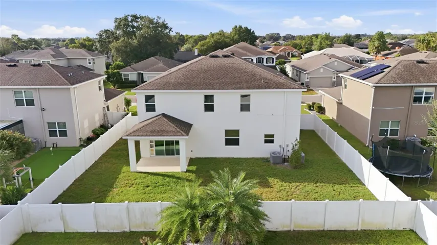 Fully fenced backyard. Perfect for families or pets