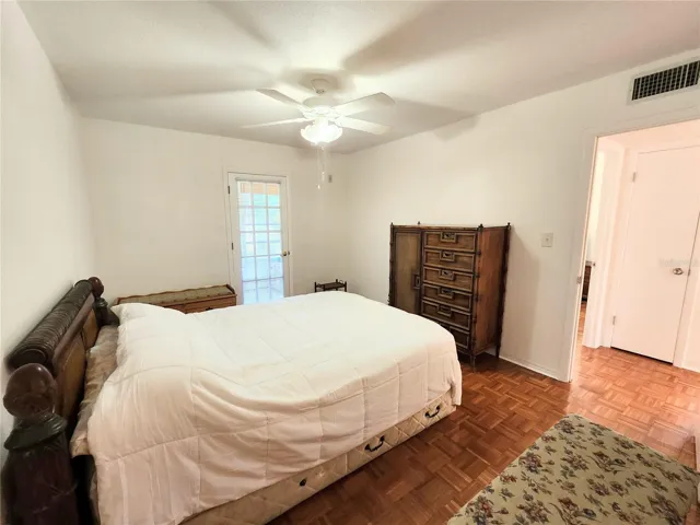 Door to the patio, sunroom