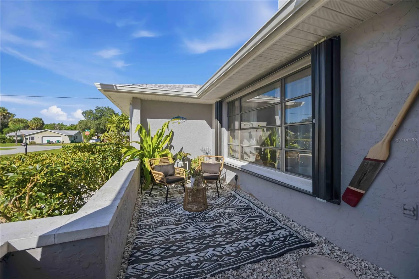 Covered front entry