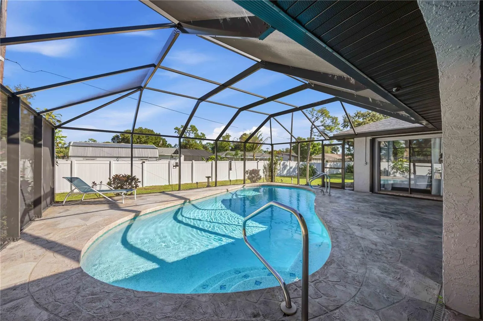 Beautiful sparkling pool
