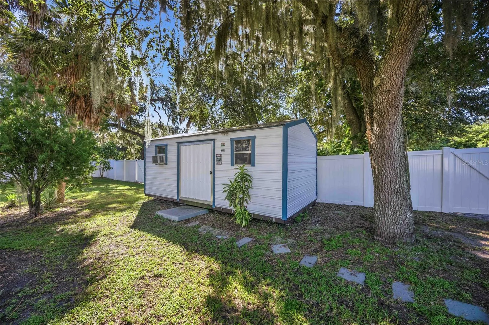 Shed included