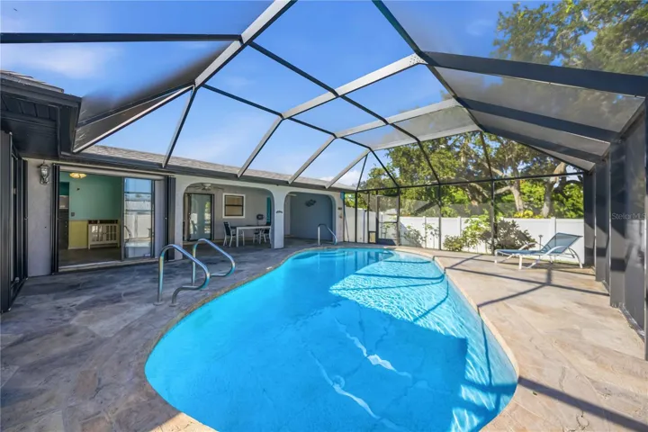 Screened pool and lanai