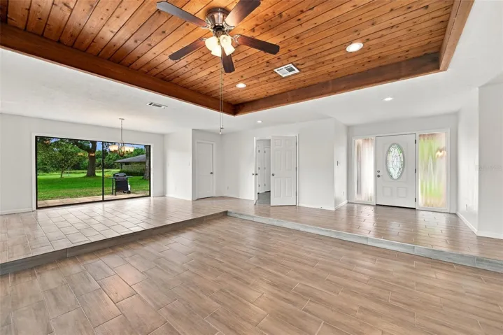 View of entry from living room.