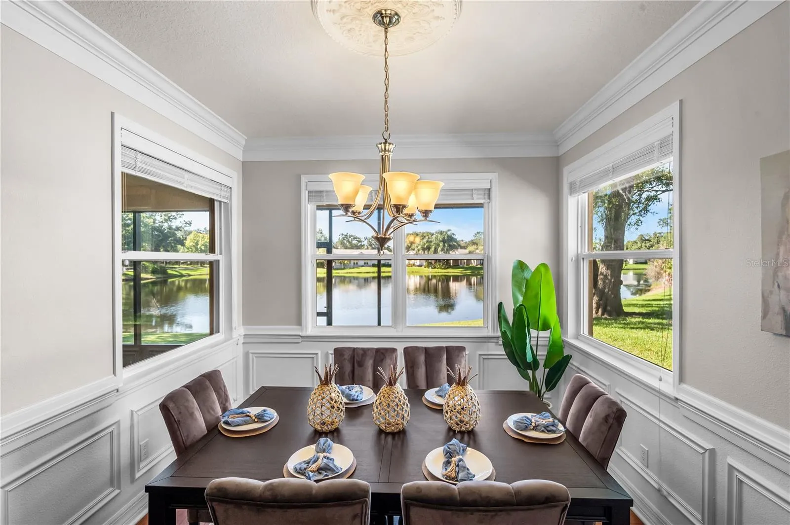 Great views from the dining room
