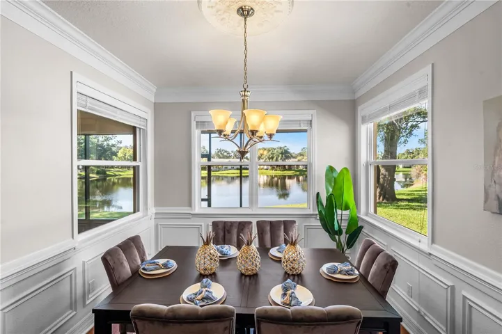 Great views from the dining room