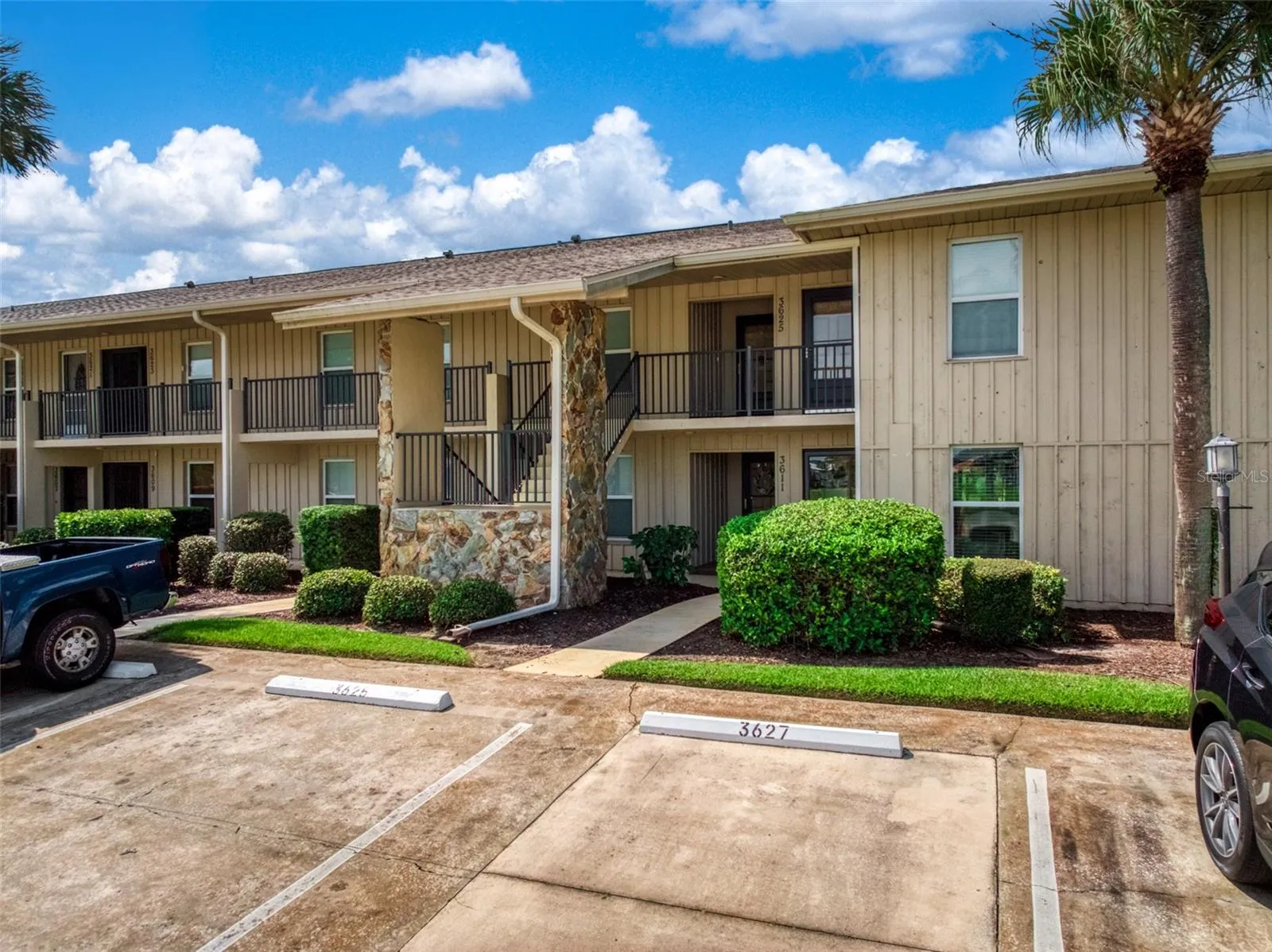 Front of condo