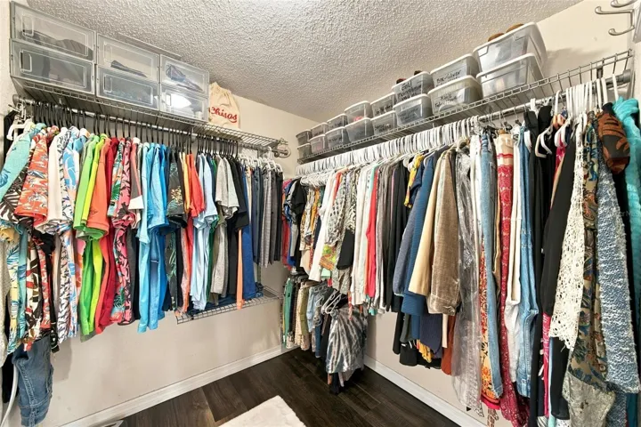 Primary walk in closet
