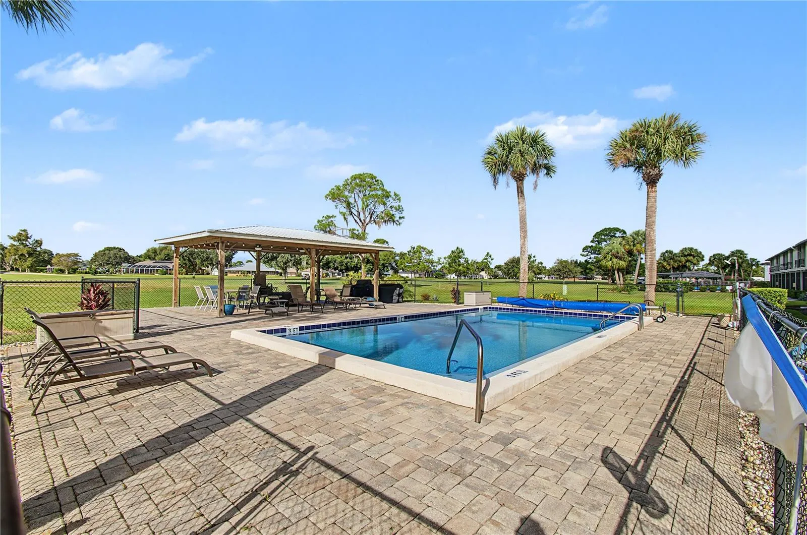 private pool at condo