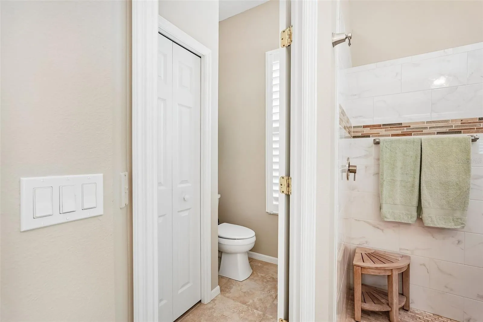 Primary bath water closet