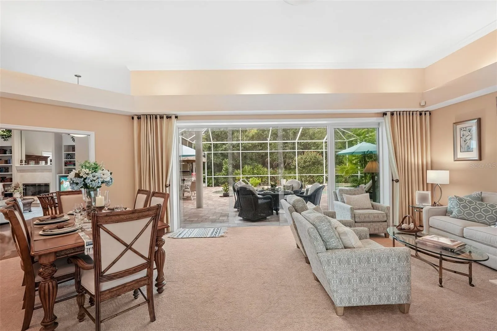 Formal dining and Living areas