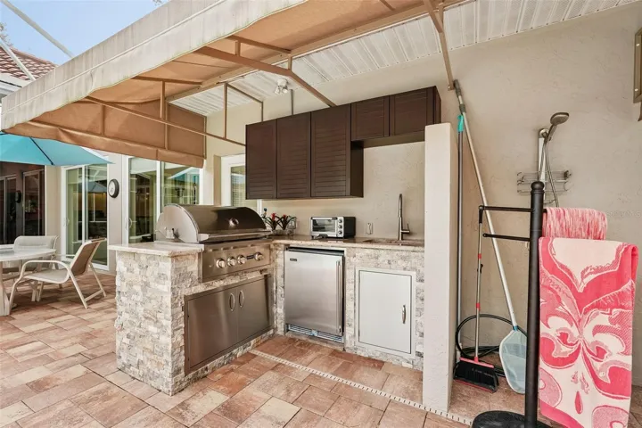 Outside kitchen