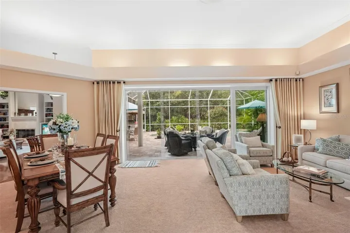 Formal dining and Living areas