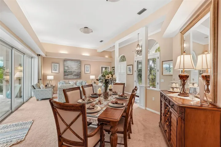 Spacious formal areas