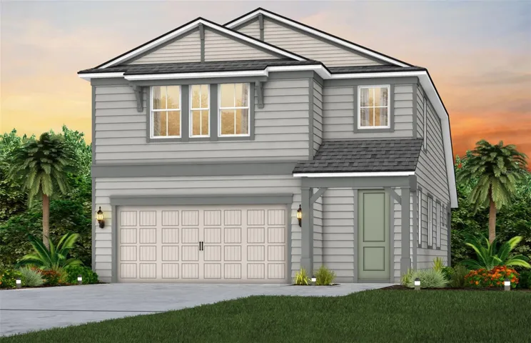Rendering of home, color scheme is for representation purposes only.
