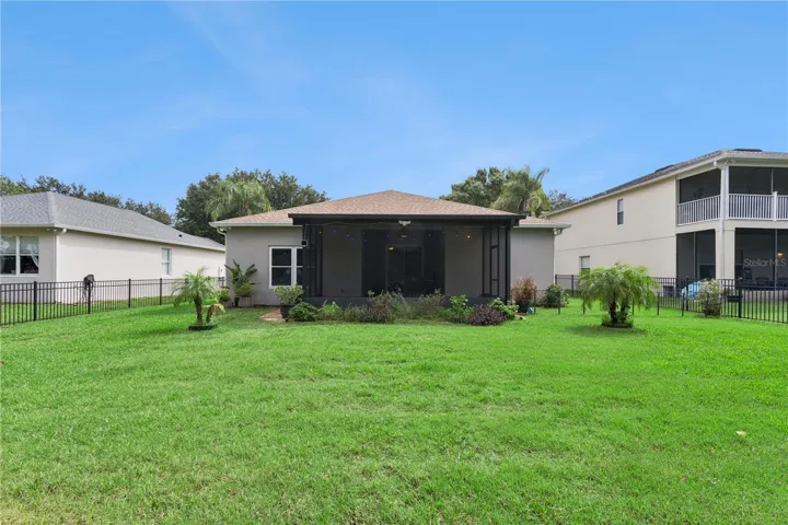 Rear View with Backyard
