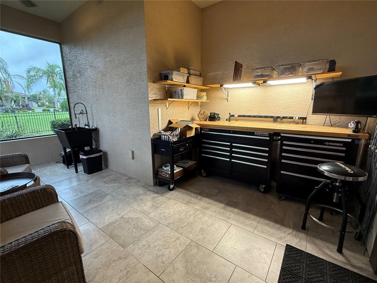 Workshop area