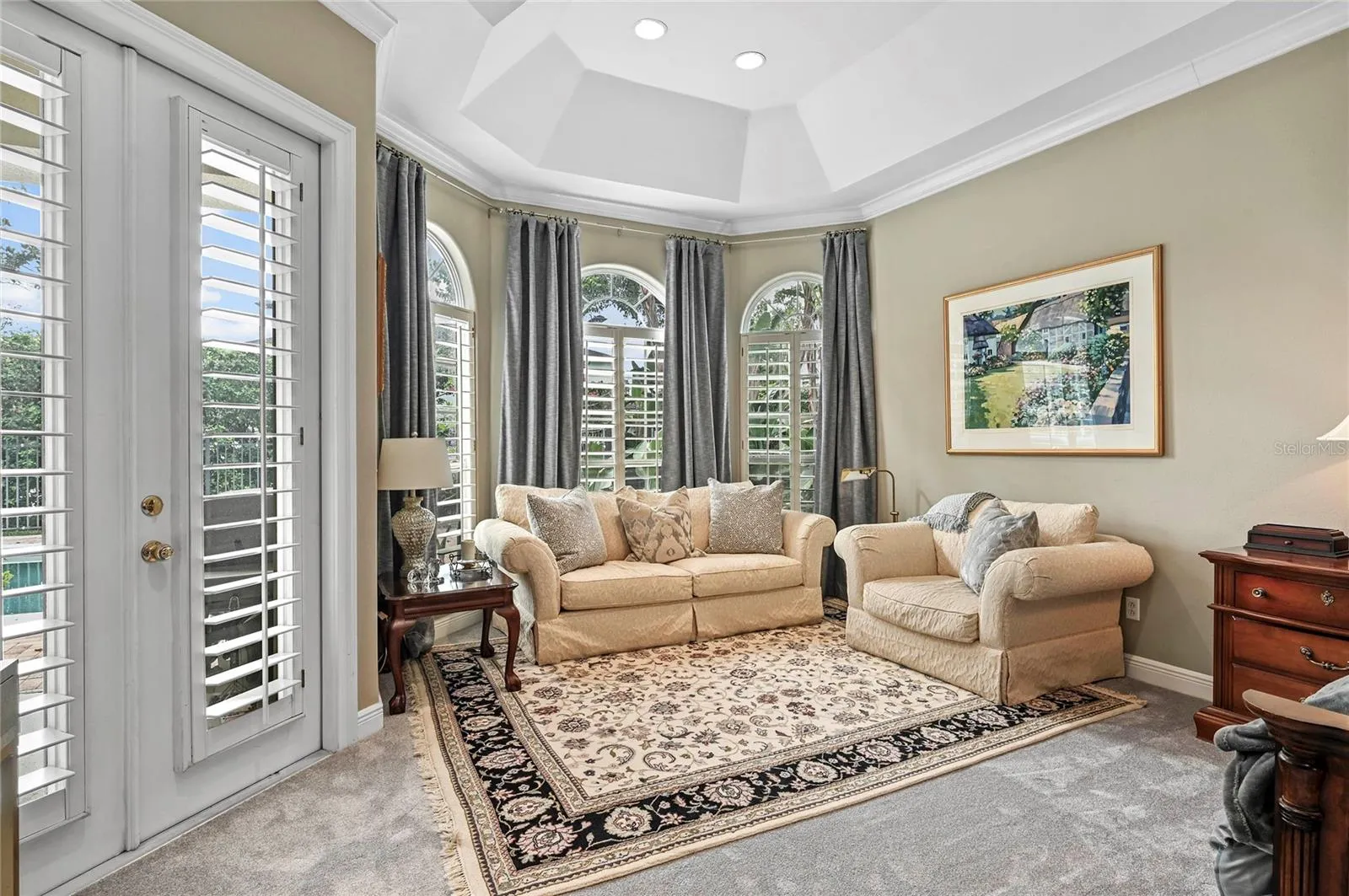 Sitting Area with Access to Rear Patio Area