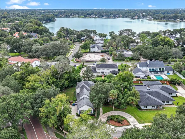 Aerial View of Corner Lot