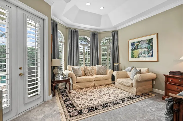 Sitting Area with Access to Rear Patio Area