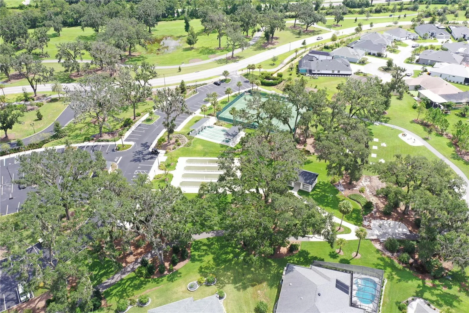 Another View of Water Lily Recreation Center (Aerial)
