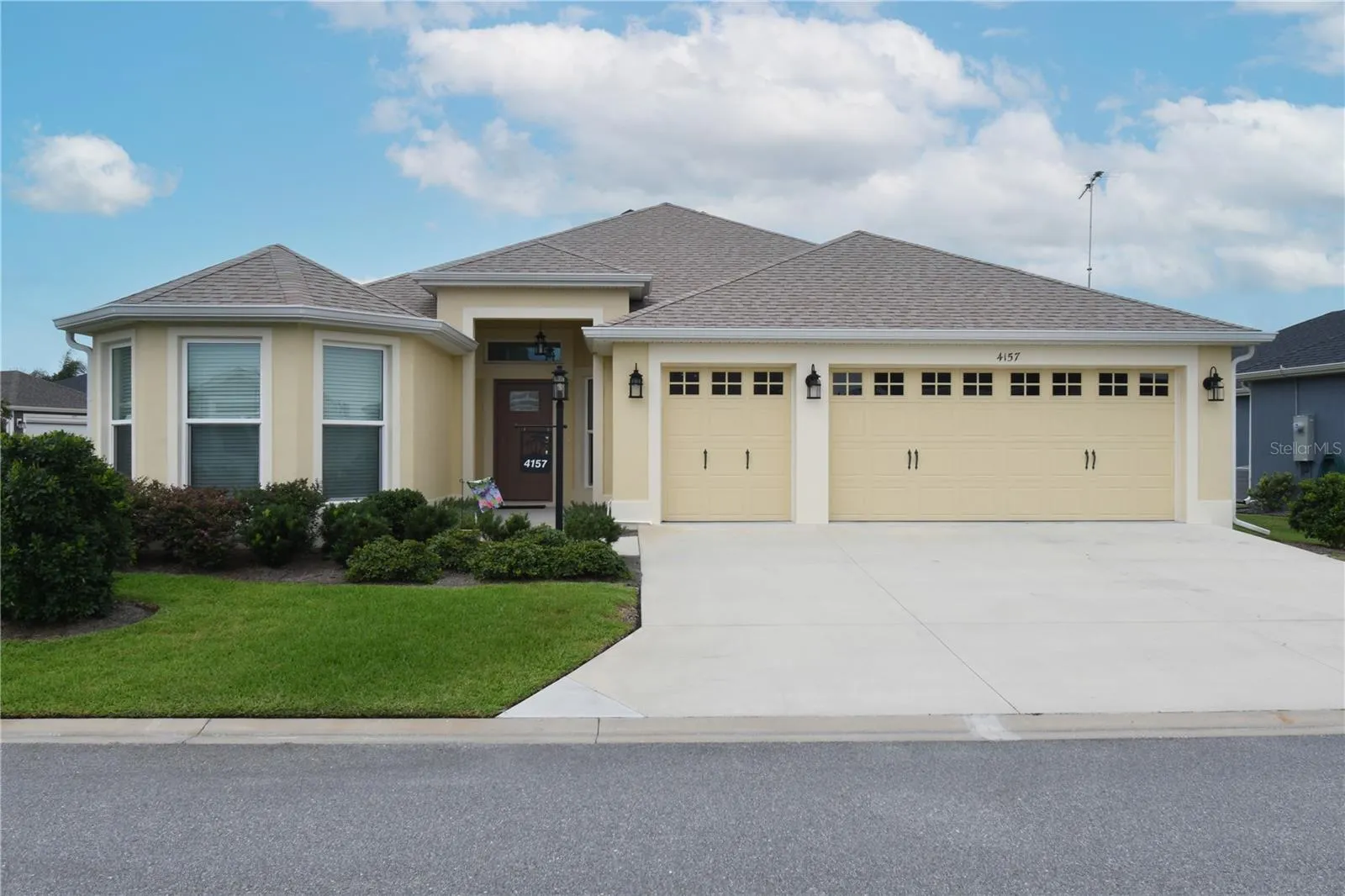 Front of Home on a Corner Homesite