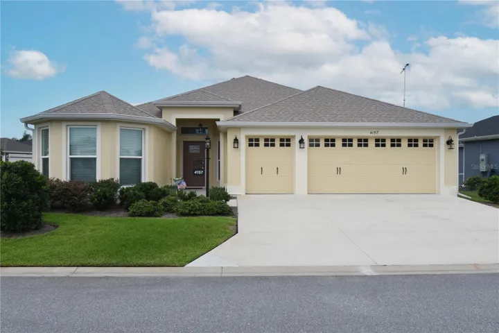 Front of Home on a Corner Homesite