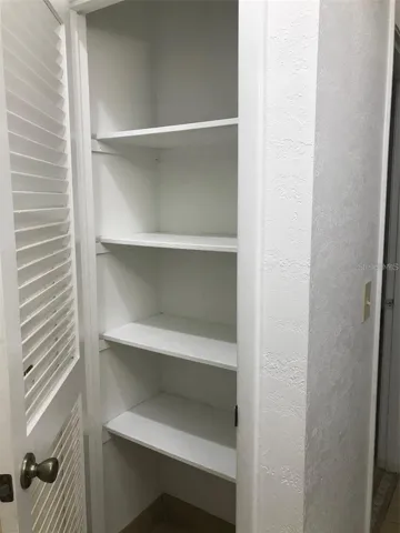 LINEN CLOSET - HALL OFF GUEST BATH