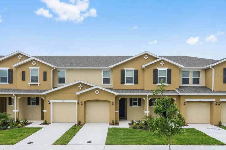 Front look of the townhome