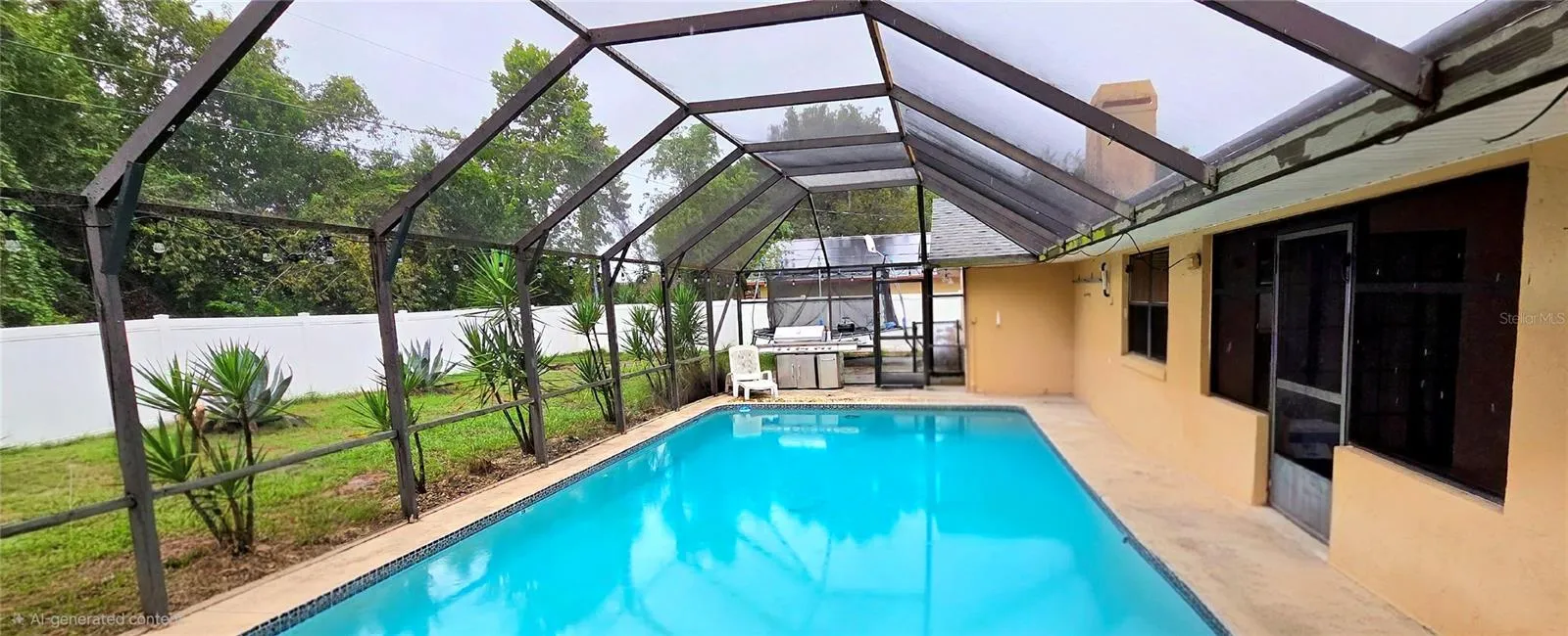 Large pool, great for lap swim