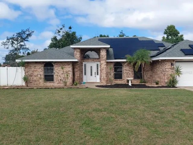 Great ranch home with solar power and pool