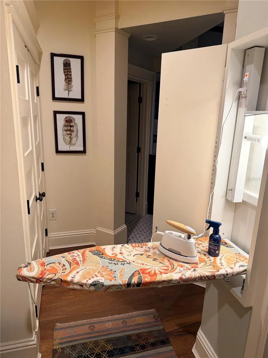 built-in ironing station in primary