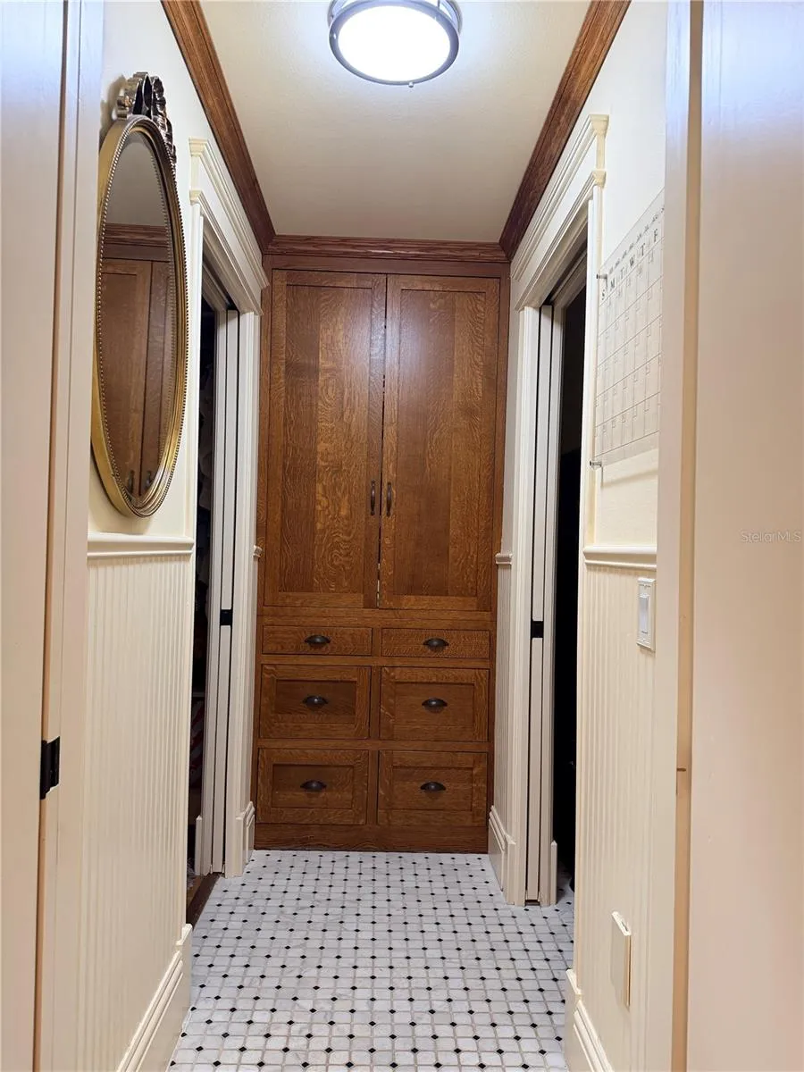 built in filing cabinet