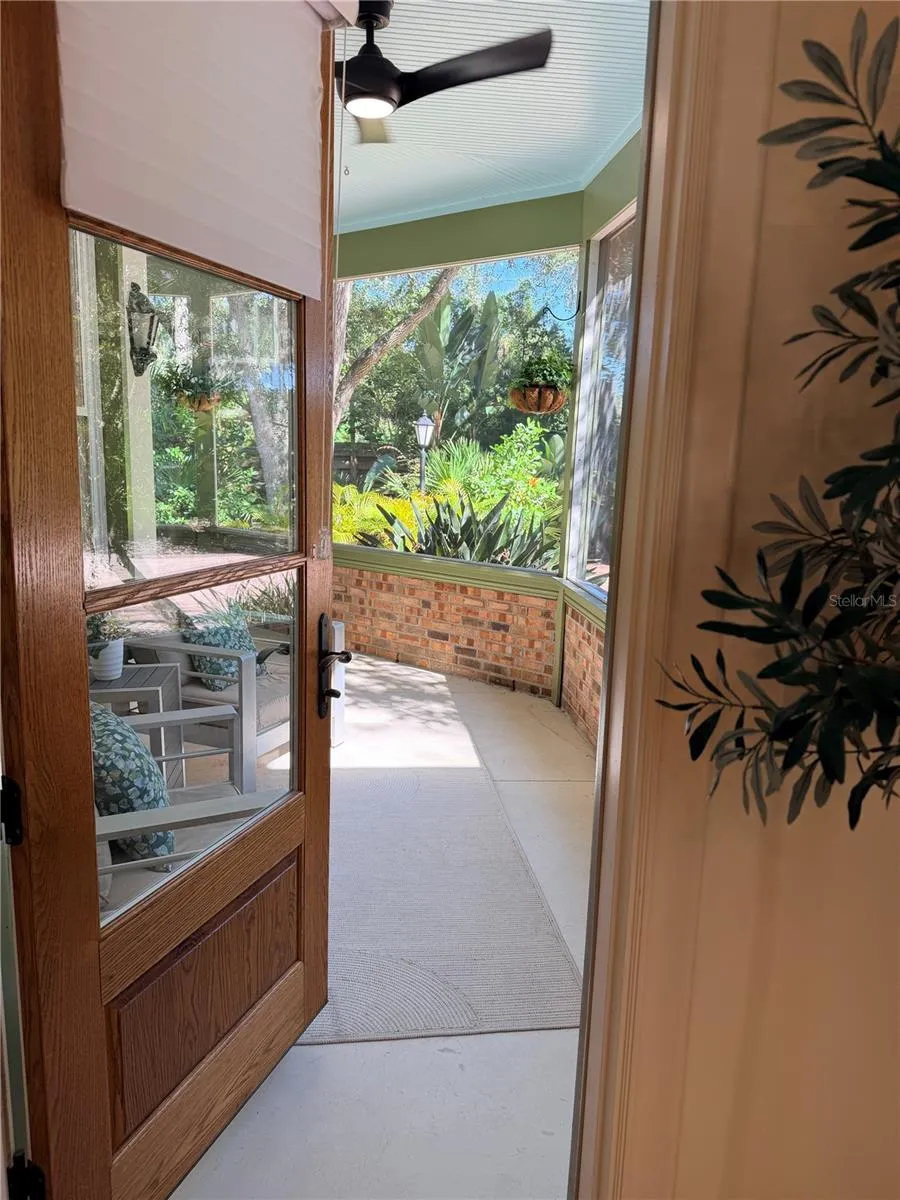 fully screened front porch