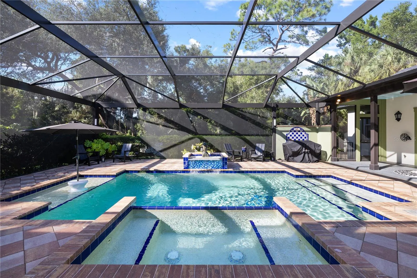 pool and hot tub