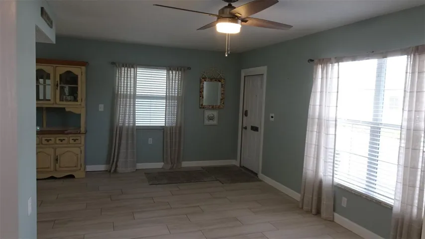 Living room view from hallway.