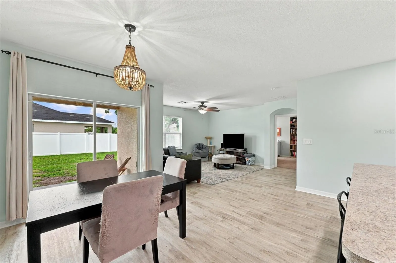 Dining/living room areas