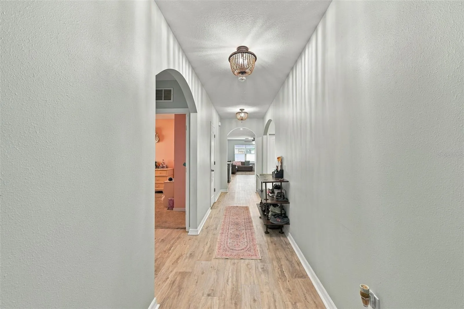 Hallway view from front entry