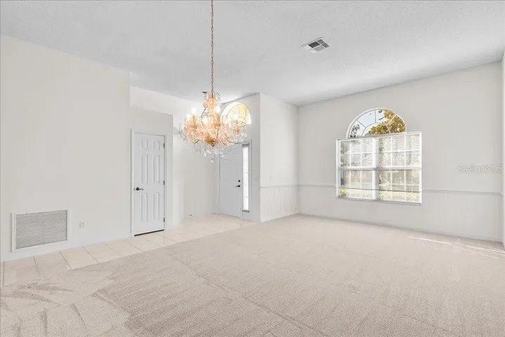 dining room and living room