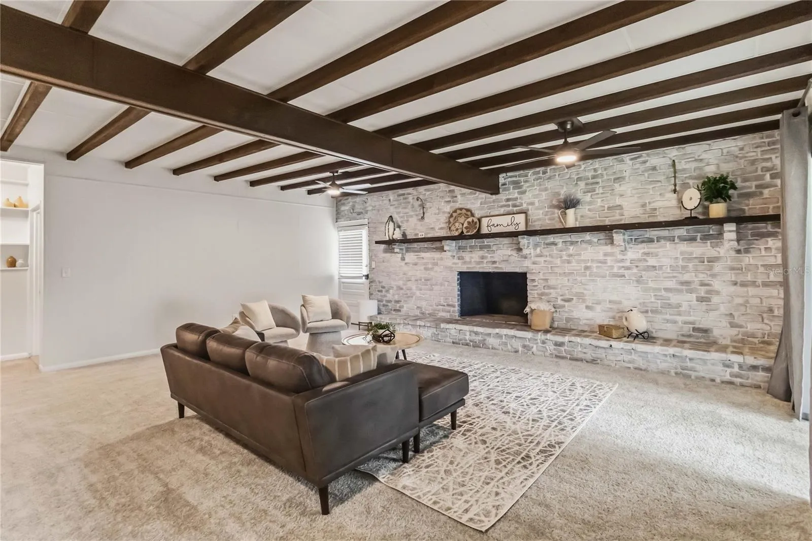 Family/Game room/Multi Purpose,  with wood burning fireplace