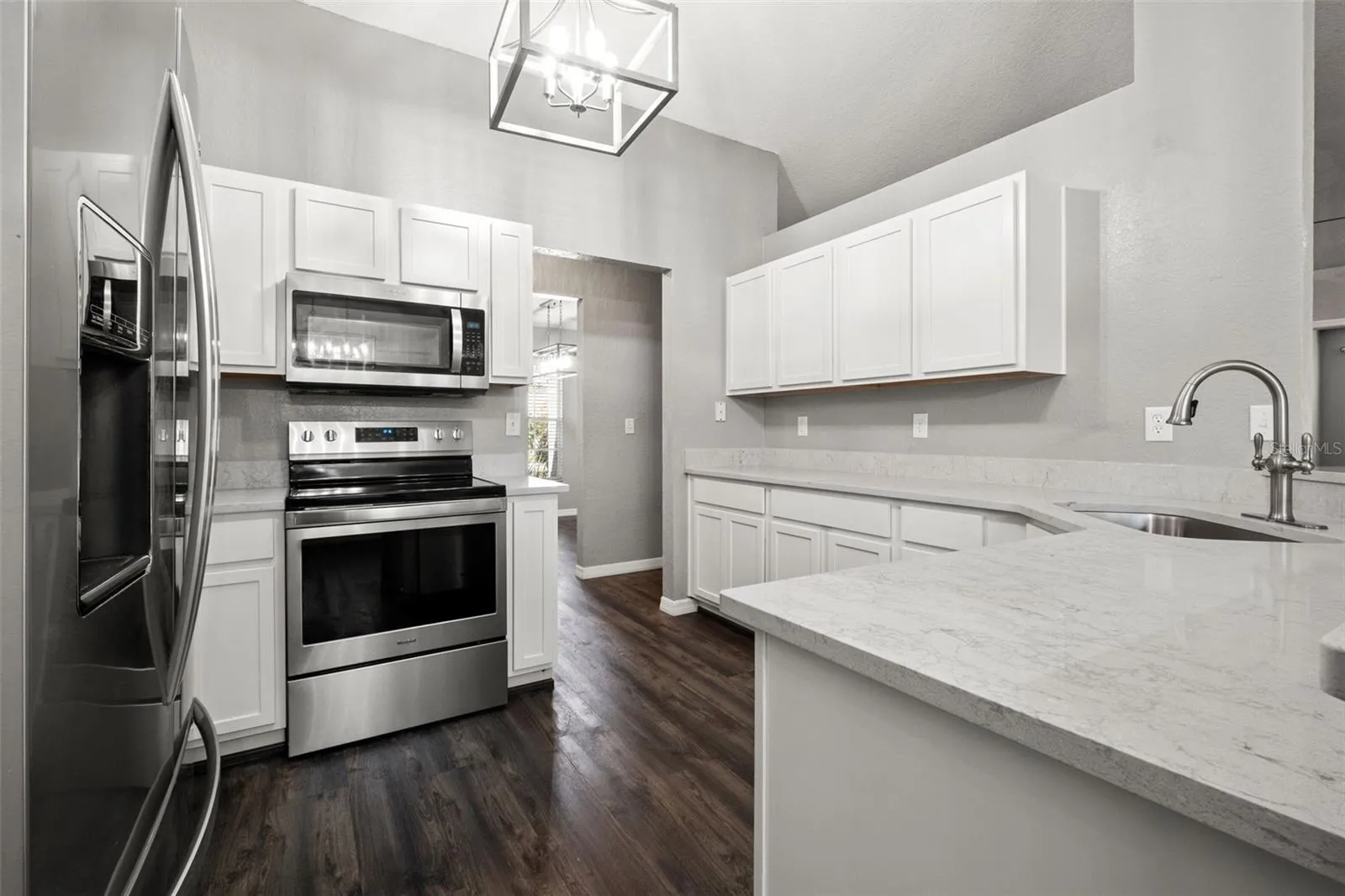 Kitchen with Quartz Countertops