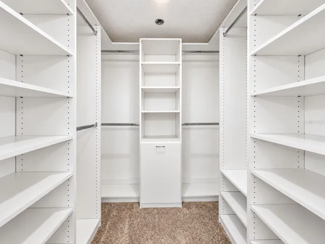 Primary Bedroom ensuite closet, newly updated