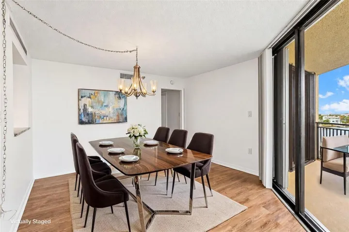 Dining Area Furniture virtually staged option 1