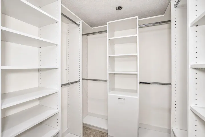 Primary Bedroom ensuite closet, newly updated