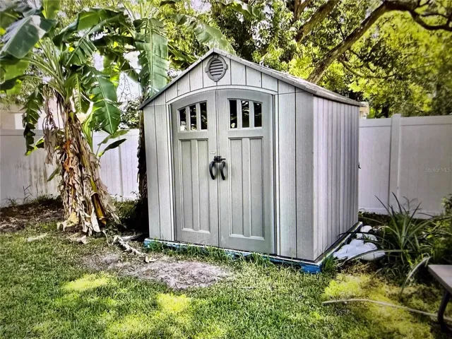 SHED (conveys)