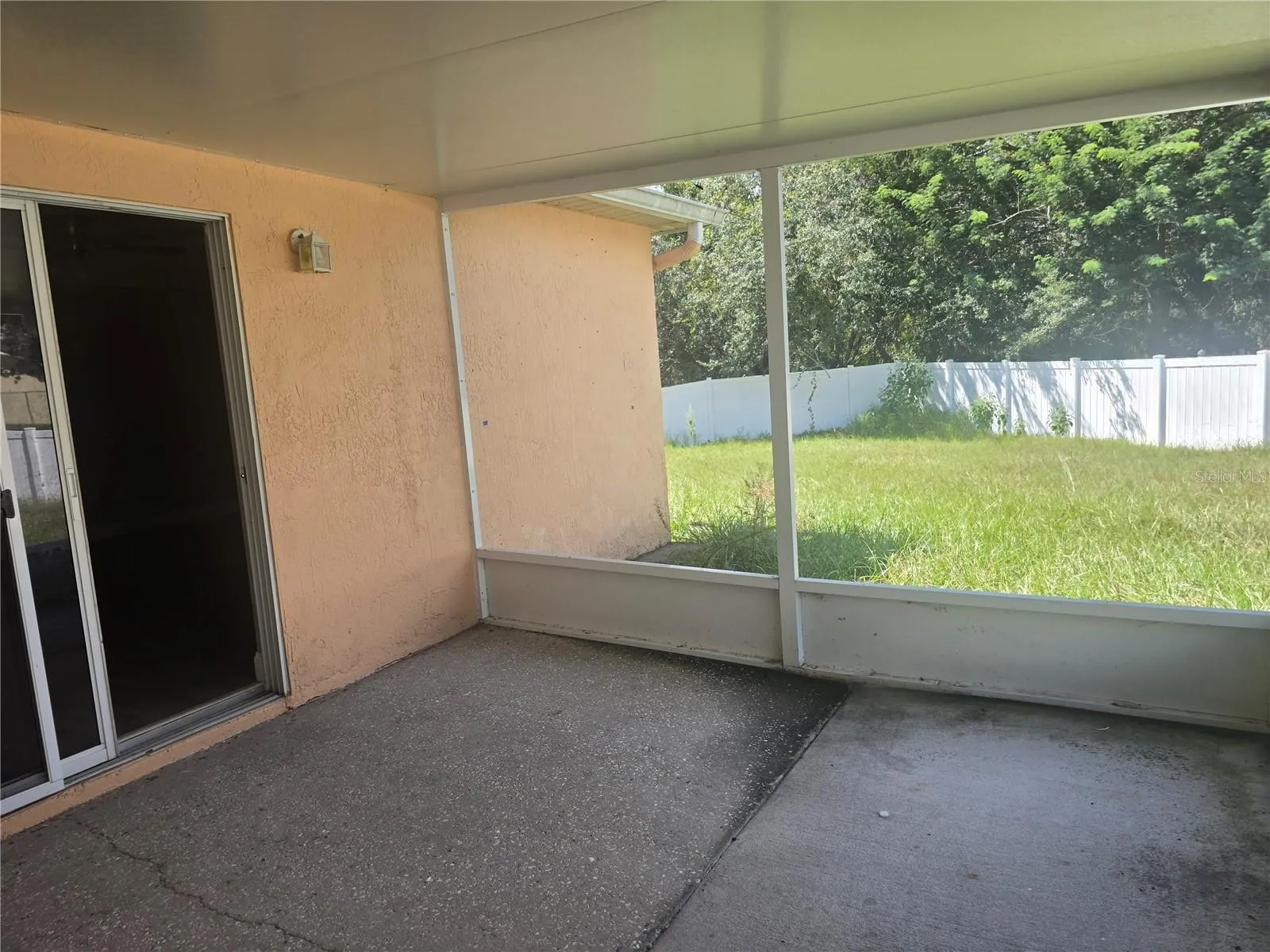 screened in back porch